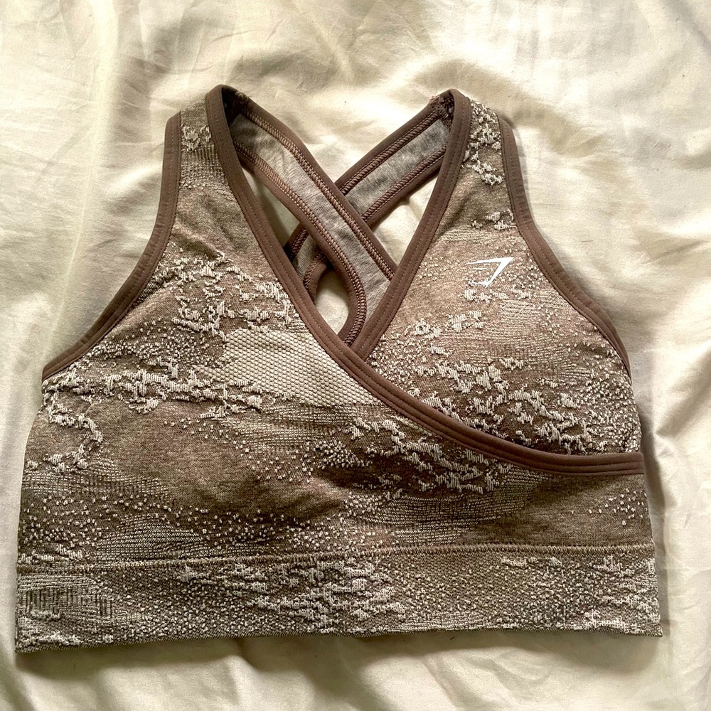 Gymshark Adapt Camo seamless sport bra